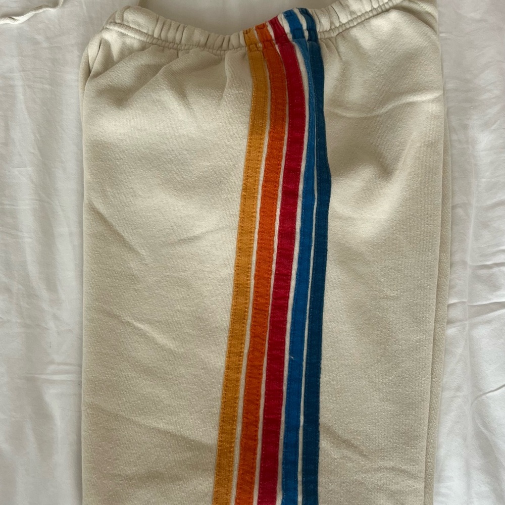 vintage white aviator nation women's sweatpant